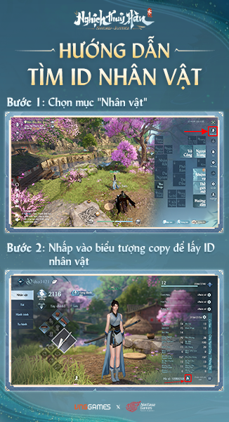 Hướng dẫn lấy ID nhân vật
